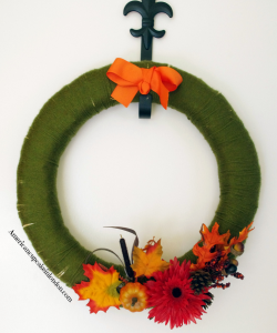 Autumn Yarn Wreath